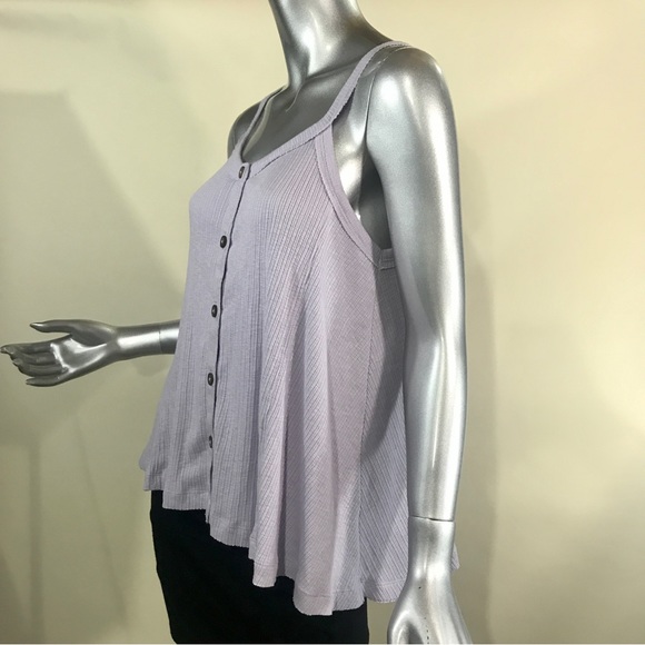 SO Goods For Life Medium Purple Flowing Tunic Ribbed Tank Soft Stretch
L - Picture 6 of 13